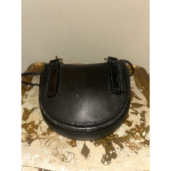 Vintage COACH Black MINI TURN LOCK Crossbody CONVERTIBLE Belt Bag 9826 USA - Picture 4 of 10